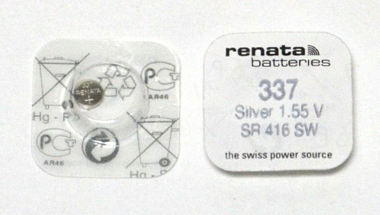 Элемент питания RENATA R337 (SR416SW) BOX-10