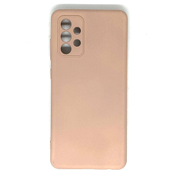 Силиконовый чехол NANO для Samsung Galaxy A72 (Розовый песок)