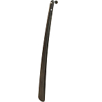 Ложка для обуви, 70 см, толщина 1,5 мм, бронзовая антик