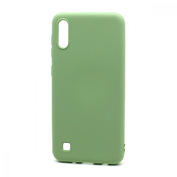Силиконовый чехол SILICONE CASE New ERA для Samsung Galaxy A10 зеленый