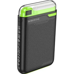 Внешний АКБ BOROFONE BJ69 (10000mAh) черный с зеленым