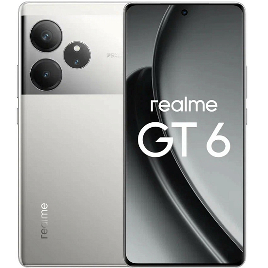 Смартфон Realme GT 6 12/256 Серебряный