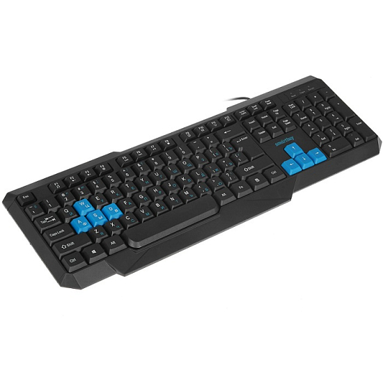 Клавиатура+мышь SMARTBUY ONE черно-синий (SBC-230346-KB)