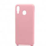 Силиконовый чехол SILICONE Cover Color для Samsung Galaxy M20 (017) розовый
