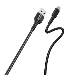 Кабель USB <--> Type C  1.0м SMARTBUY S33 черный, 5 А (iK-3112-S33b)