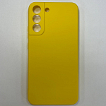 Задняя накладка ZIBELINO Soft Matte для Samsung Galaxy S22 Plus (желтый) защита камеры