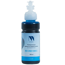 Чернила NVPrint NV-INK100 Cyan универсальные на водной основе для аппаратов Canon