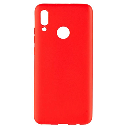 Задняя накладка SILICONE COVER для HUAWEI P Smart (2019) красный