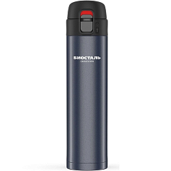 Термос-кружка "BIOSTAL-CROSSTOWN" NMU-520N, "НОЧНОЙ СИНИЙ" БИОСТАЛЬ