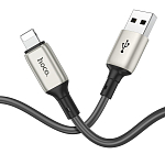 Кабель USB <--> Lightning  1.0м HOCO X66 Howdy, серый