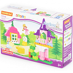 Конструктор ПОЛЕСЬЕ "Макси" - "Весёлая принцесса" (50 элементов) (в коробке)