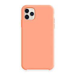 Силиконовый чехол SILICONE CASE для Iphone 11 Pro Max №59 светло-розовый жемчуг
