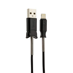 Кабель USB <--> Lightning  1.0м HOCO Pisces X24 чёрный