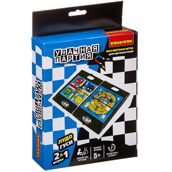 Настольная игра BONDIBON 2в1 лудо, гуси арт. 8661.