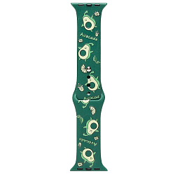 Силиконовый ремешок ApW01 для Apple Watch 42/44/45/49mm (005) (green)