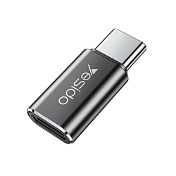 Переходник Lightning >--> Type-C YESIDO GS22 чёрный