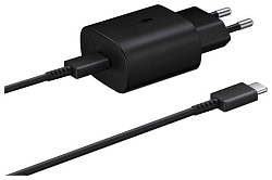 Сетевое ЗУ для Samsung Type-C EP-TA800 25W, черное