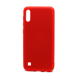 Силиконовый чехол SILICONE CASE New ERA для Samsung Galaxy A10 красный