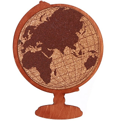 Органайзер настенный с пробковой доской "Карта" 4274855