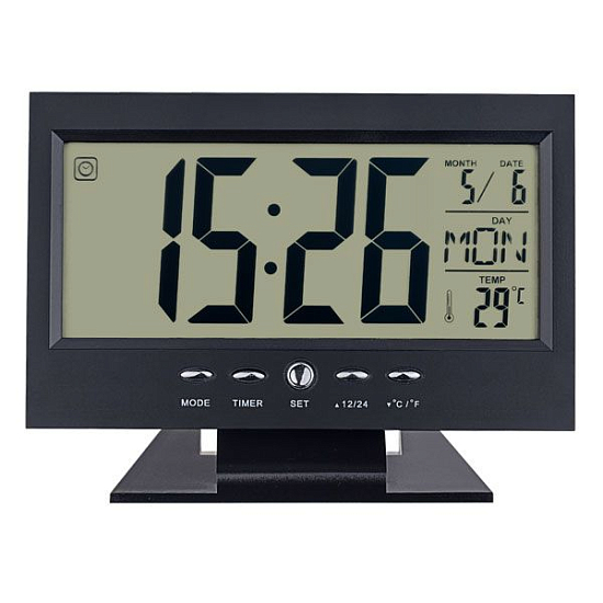 Часы-будильник PERFEO Set (PF-S2618) черный