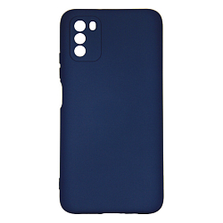 Силиконовый чехол NANO для Xiaomi POCO M3 (Темно-синий)