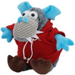 Мягкая игрушка Дракон Альдебаран в красной толстовке, 19 см