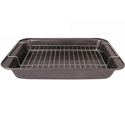 Форма для запекания с решеткой R-055, размер: 37,5*25,5*5 см арт.191307