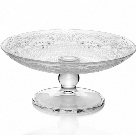 Блюдо на ножке ЛЕЙСИ 250 мм арт.96136SLB