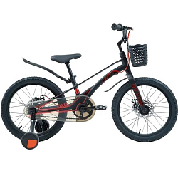 Велосипед  TECH TEAM Oxic 16" черный (магниевый сплав)