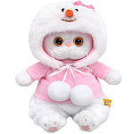 Мягкая игрушка Кошечка Ли-Ли baby в костюмчике "Снеговик" (LB-158)