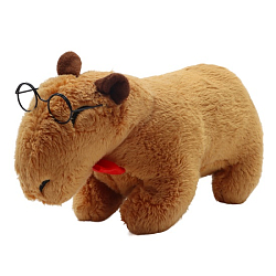 Мягкая игрушка «Капибара. Умник», 10 см, с очками и бабочкой 10128064