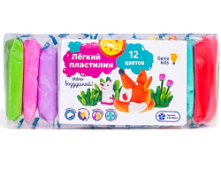Пластилин Легкий  Genio Kids, 12 цветов, 10г TA1710