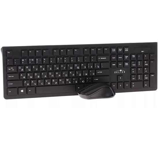Клавиатура+мышь БП OKLICK 250M черный