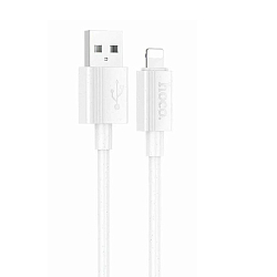 Кабель USB <--> Lightning  1.0м HOCO X107 Favor, белый