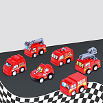 Набор инерционных машин «Пожарные» в сумке, 6 штук 5555325