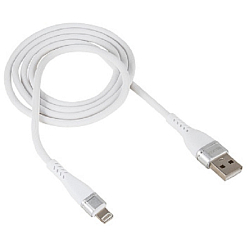 Кабель USB Lightning 1.0м WALKER C580 белый