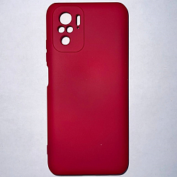 Силиконовый чехол NANO для Xiaomi Redmi NOTE 10 4G/NOTE 10S/POCO M5S вишневый