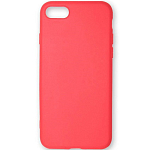 Cиликоновый чехол CTR для iPhone 5/5S/5SE тонкий (красный)