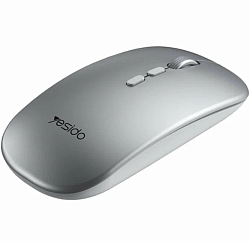 Мышь БП YESIDO KB15, серебряный