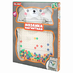 Мозаика магнитная развивающая для детей "Медвежонок", стилус, 101 магнит, 10 карточек, BAMBOX,665891