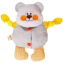 Развивающая игрушка с вишнёвыми косточками «Мишутка. Доктор мякиш»