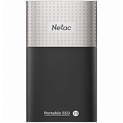 Внешний SSD External Netac 1.0Tb Z9 (NT01Z9-001T-32BK) (USB3.2, up to 550/480MBs, 90х47.5х11.5mm, Aluminium+Plastic)