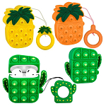 Силиконовый чехол ISA для Airpods 1/2 with ring Фрукты