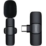 Микрофон БП PERO CM01, черный, ресивер Type-C