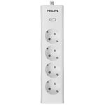 Сетевой фильтр  3.0м Philips CHP2145WB/51, белый, 4 розетк