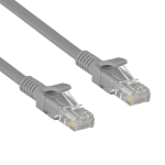Патч-корд 20.0м EXEGATE UTP-RJ45-RJ45-5e-CU-20M-GY, UTP, cat.5e, медь, серый