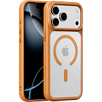 Задняя накладка MOSBROS Eushield Magnetic Series для iPhone 17 Pro Max Orange