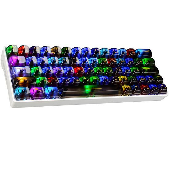 Клавиатура PANTEON T1 PRO CK CS белый/черный