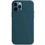 Задняя накладка LEATHER CASE для iPhone 14 PRO №04 Indigo Blue (с АНИМАЦИЕЙ)