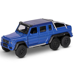 Машинка WELLY MERCEDES-BENZ G63 AMG 6X модель машины 1:38, цв. в асс.